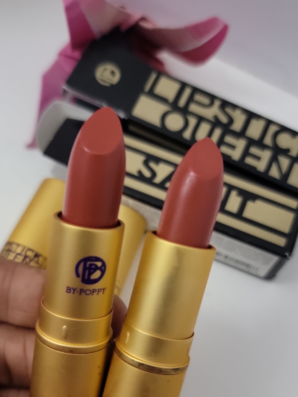 2 pk LIPSTICK QUEEN SAINT Lipstick 0.12 oz SAINT CORAL